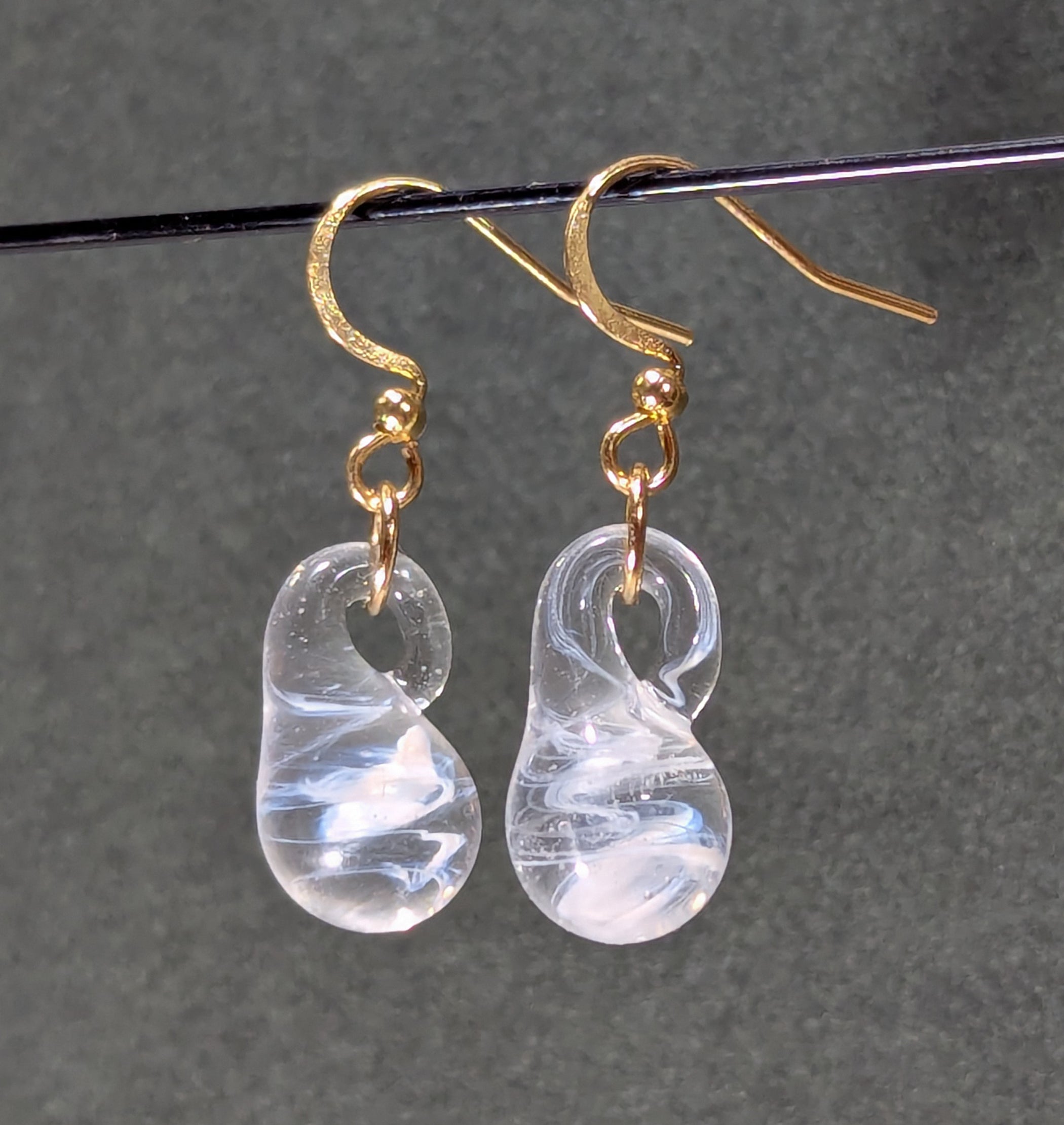 ガラスのピアス