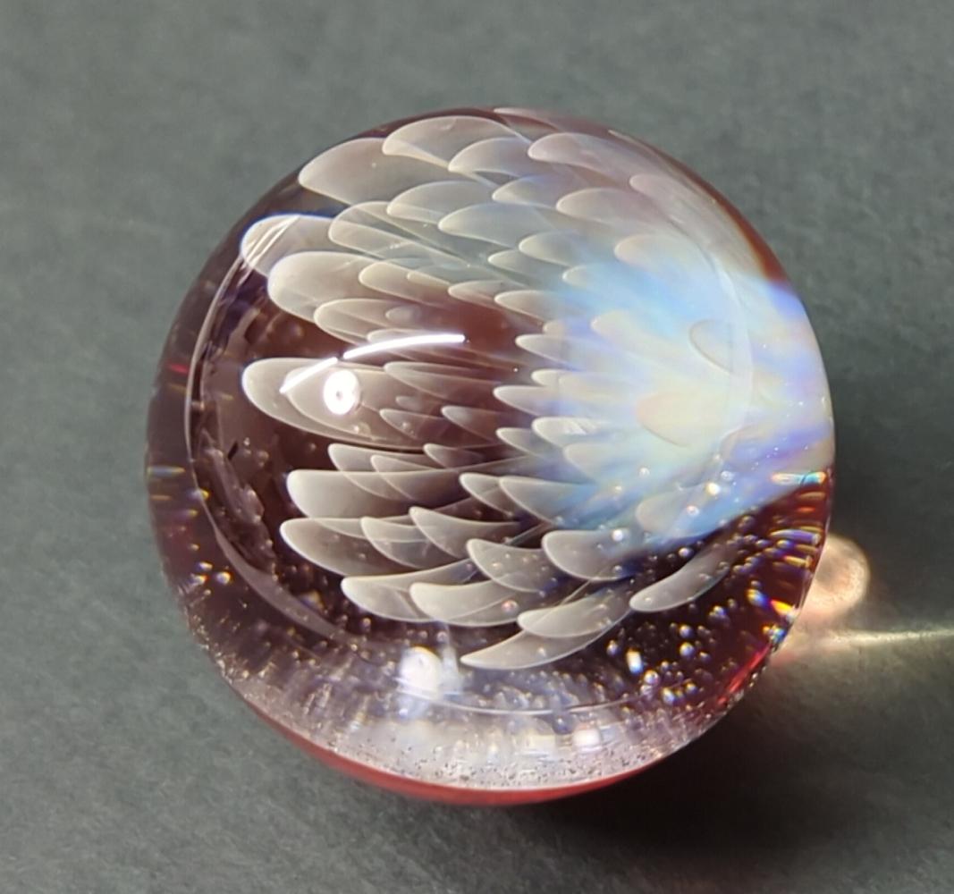 ガラス玉　【レッド】