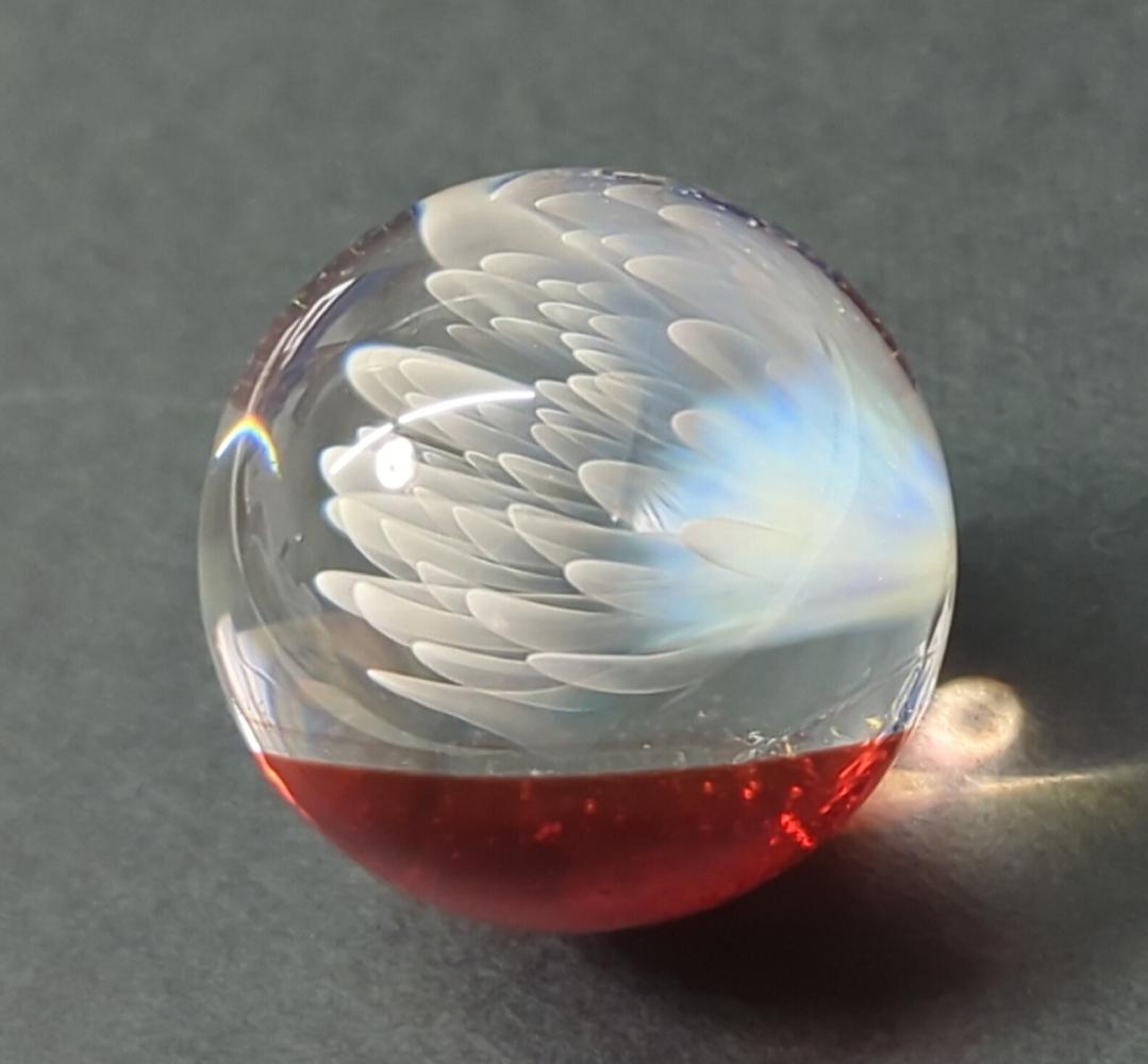ガラス玉　【レッド】