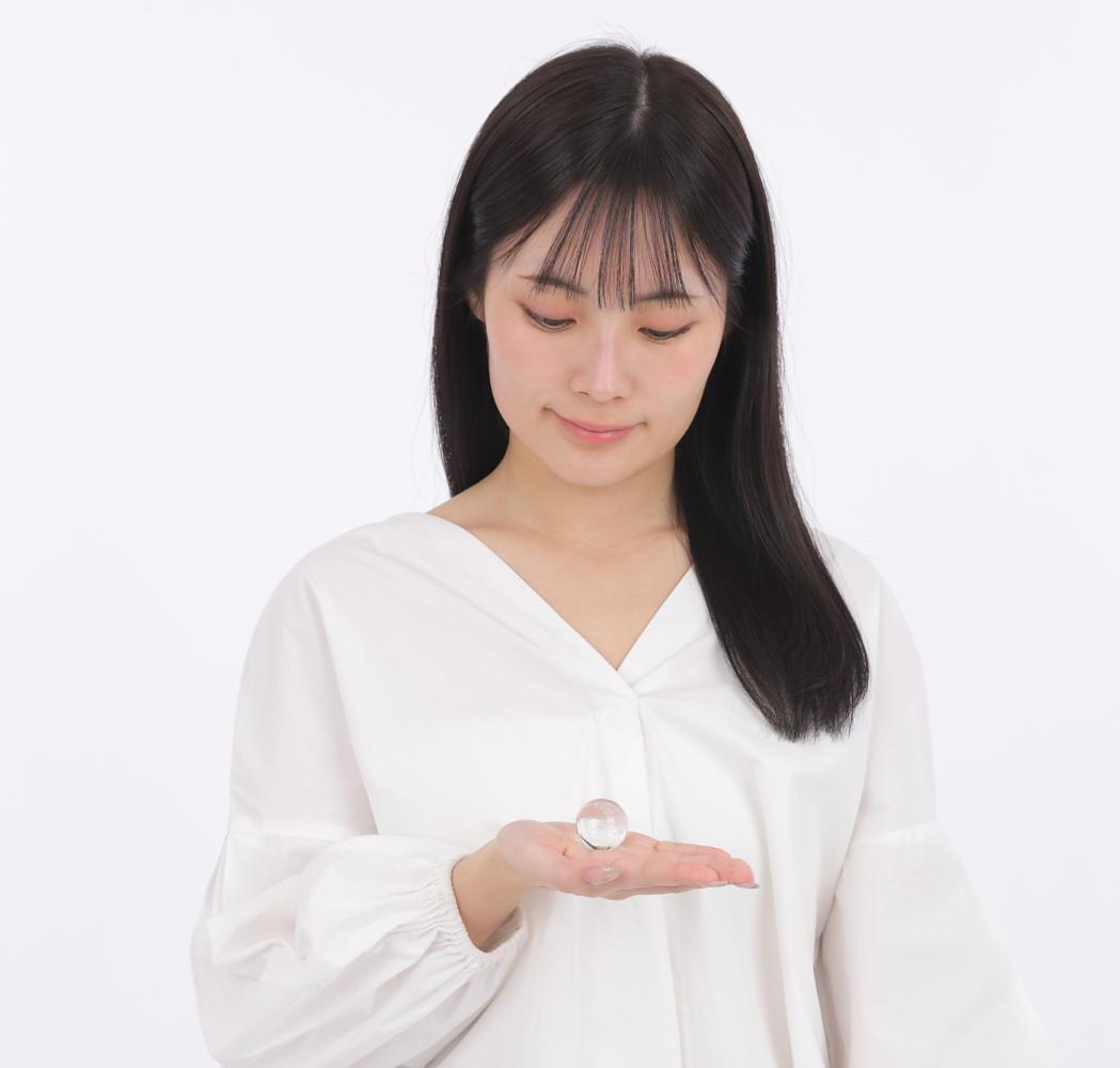 ガラス玉（M）　【クリア】 - INORIglass