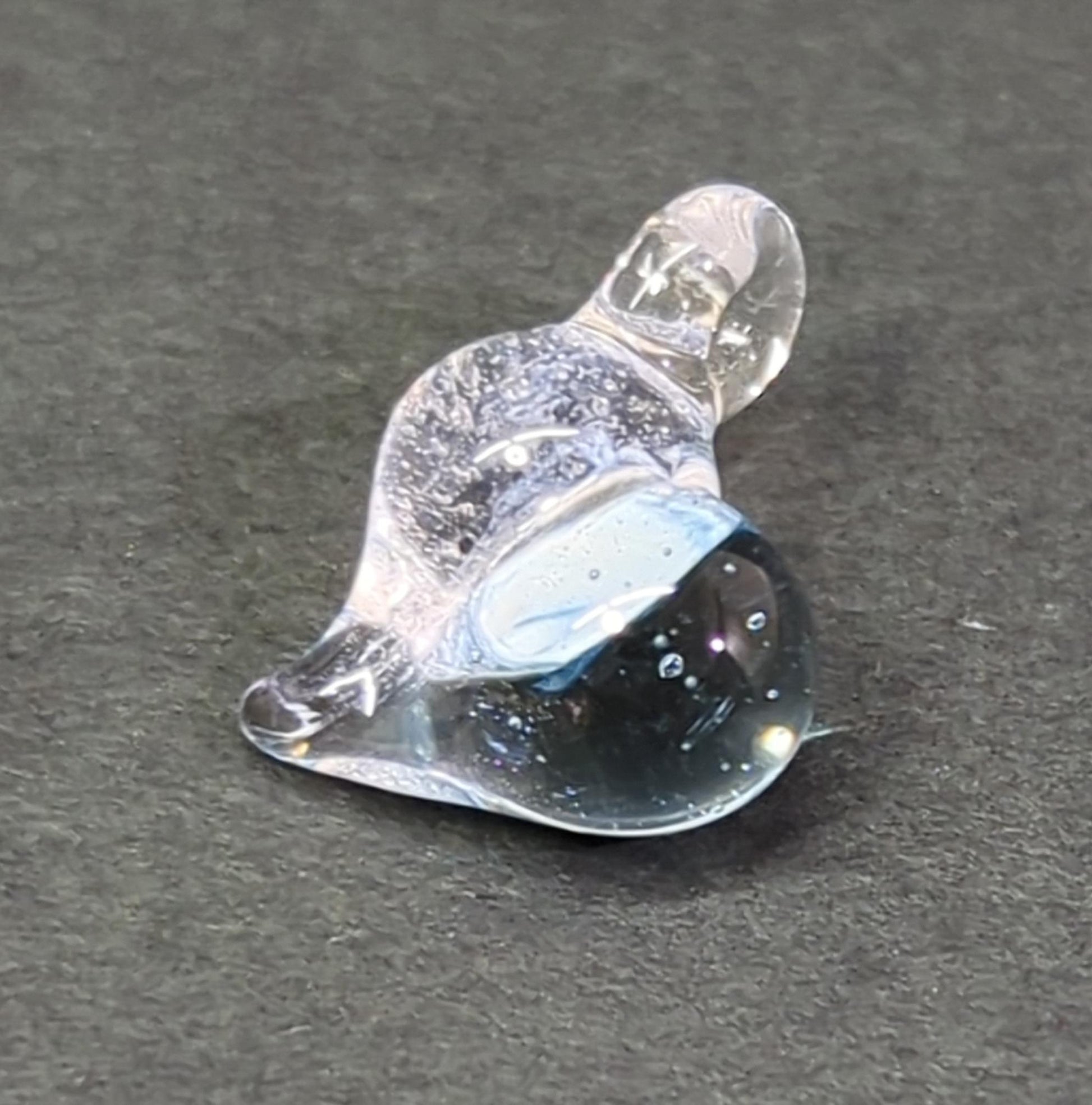 ハートピアスorイヤリング　【ライトブルー】 - INORIglass